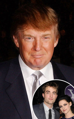 Donald Trump, Robert Pattinson, Kristen Stewart Donald Trump, Robert Pattinson, Kristen Stewart